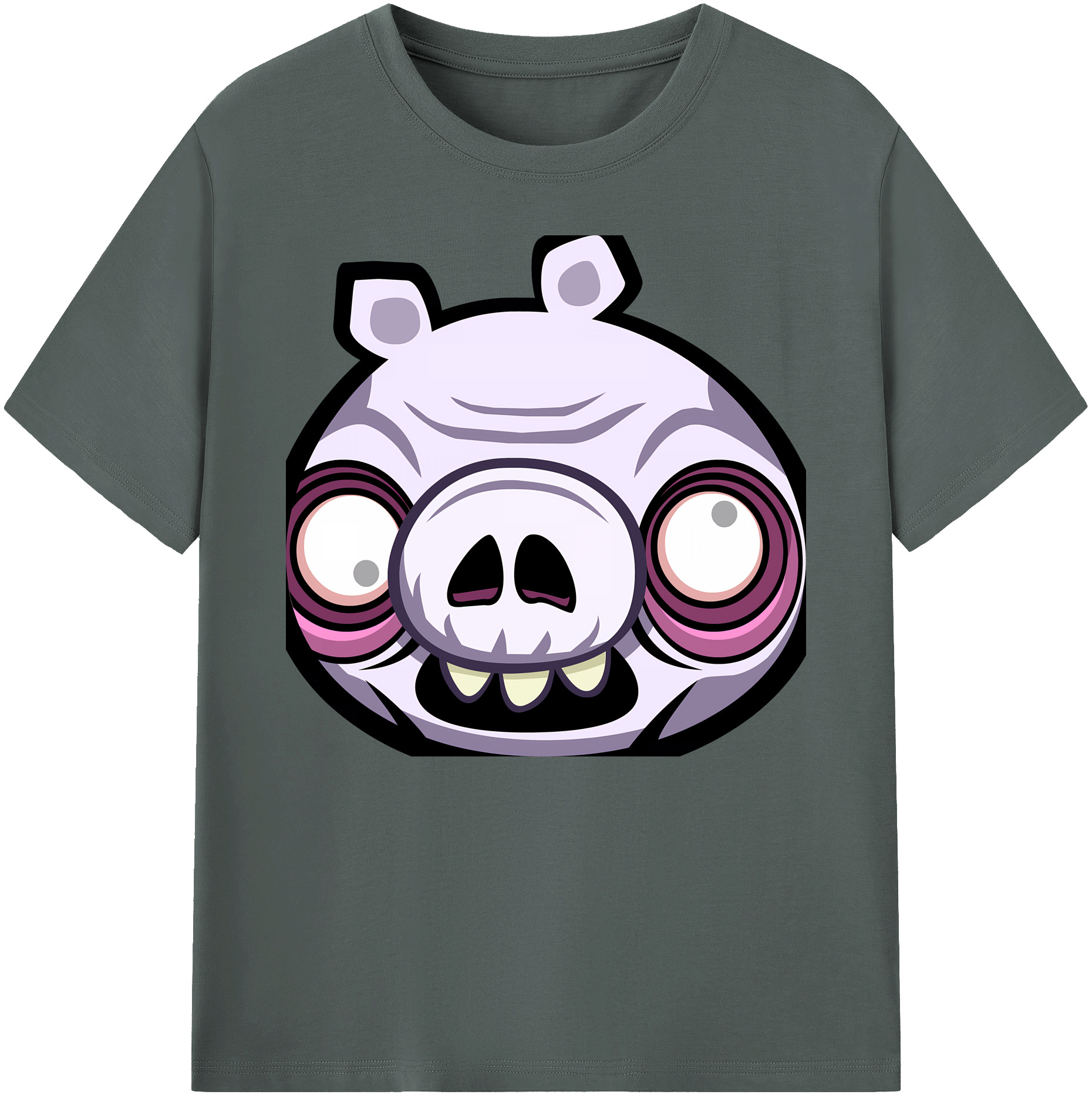 （画像用） Angry Birds アングリーバード 綿100％ メンズ半袖Tシャツ｜肌触りやわらか＆通気性